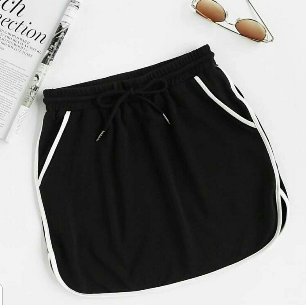Cute & Sexy Drawstring Miniskirt
